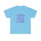 Faith Over Fear Christian T-Shirt – Bold Minimalist Scripture Tee