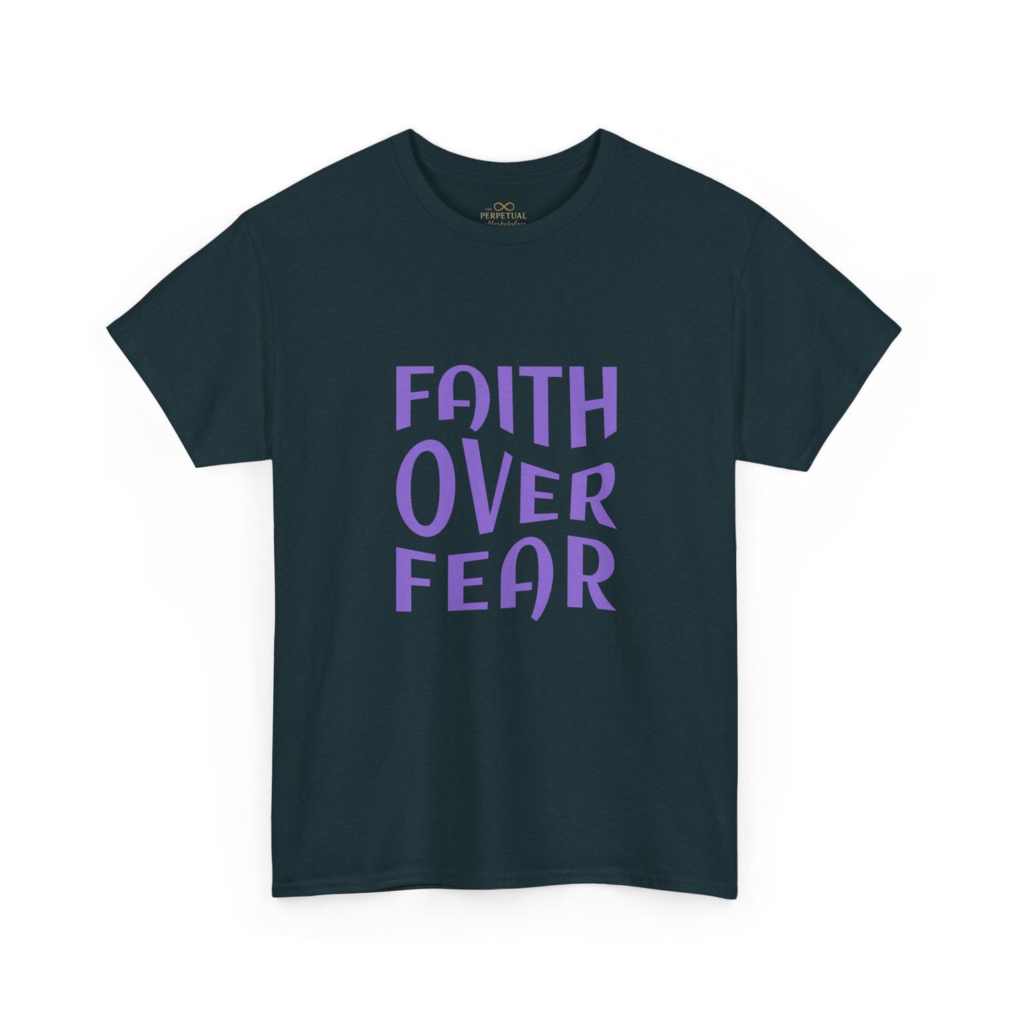 Faith Over Fear Christian T-Shirt – Bold Minimalist Scripture Tee