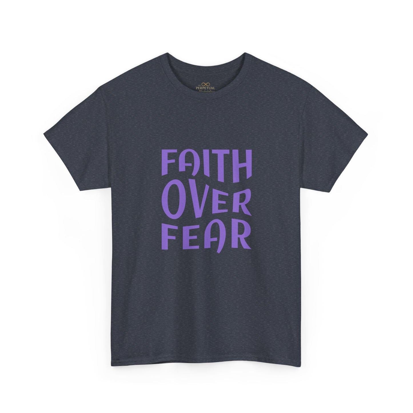 Faith Over Fear Christian T-Shirt – Bold Minimalist Scripture Tee