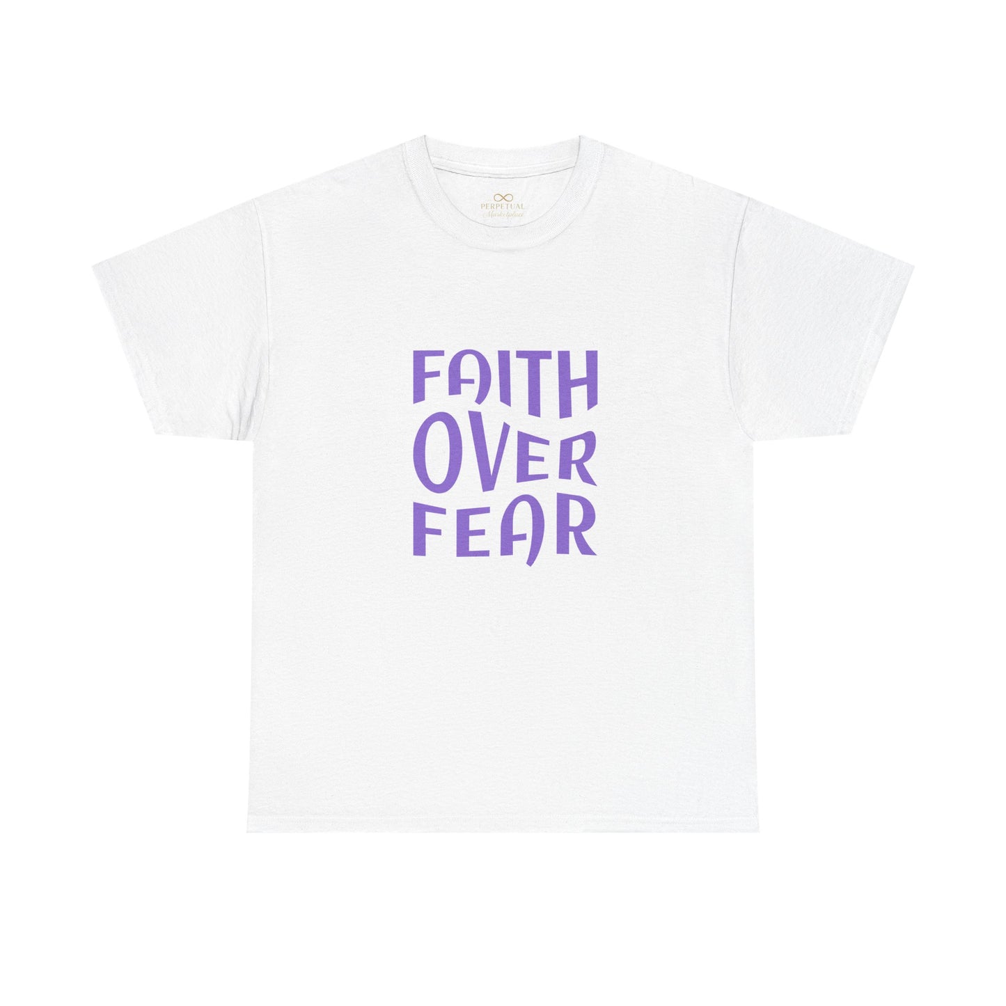 Faith Over Fear Christian T-Shirt – Bold Minimalist Scripture Tee