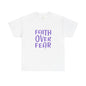 Faith Over Fear Christian T-Shirt – Bold Minimalist Scripture Tee