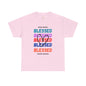 Blessed Grateful Colorful Christian T-Shirt | Positive Faith-Based Tee for Men & Women