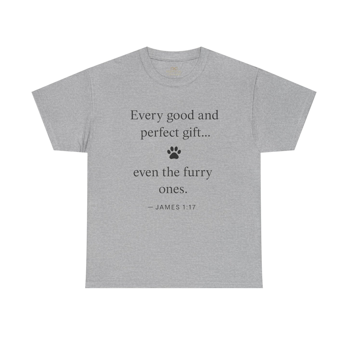 Every Good and Perfect Gift Pet Lover Shirt | James 1:17 Bible Verse Tee