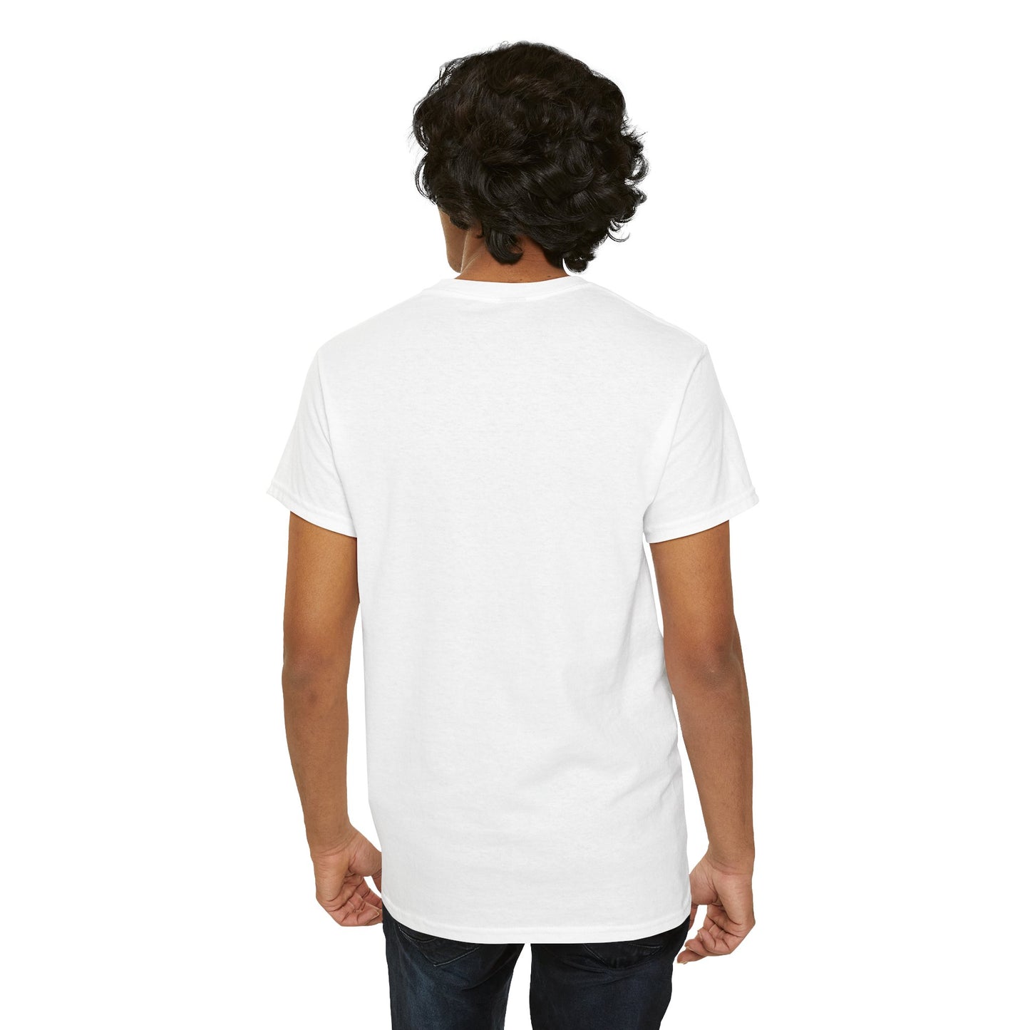 Cross Equals Love – Minimalist Christian Brushstroke T-Shirt