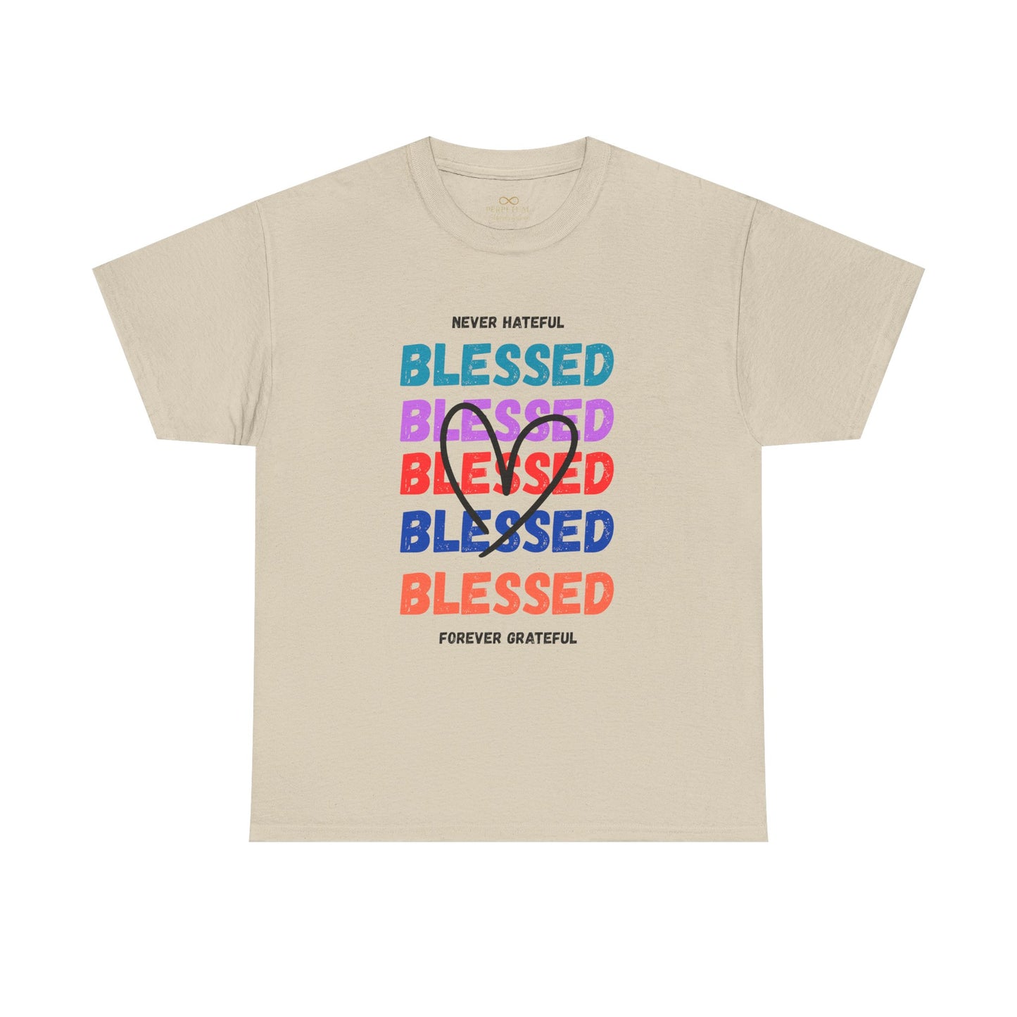 Blessed Grateful Colorful Christian T-Shirt | Positive Faith-Based Tee for Men & Women