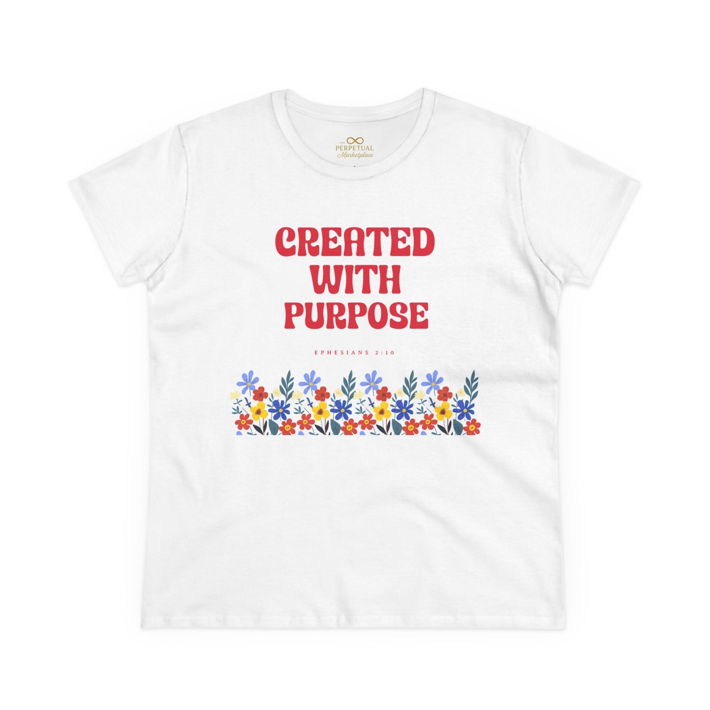 Created with Purpose Floral Tee