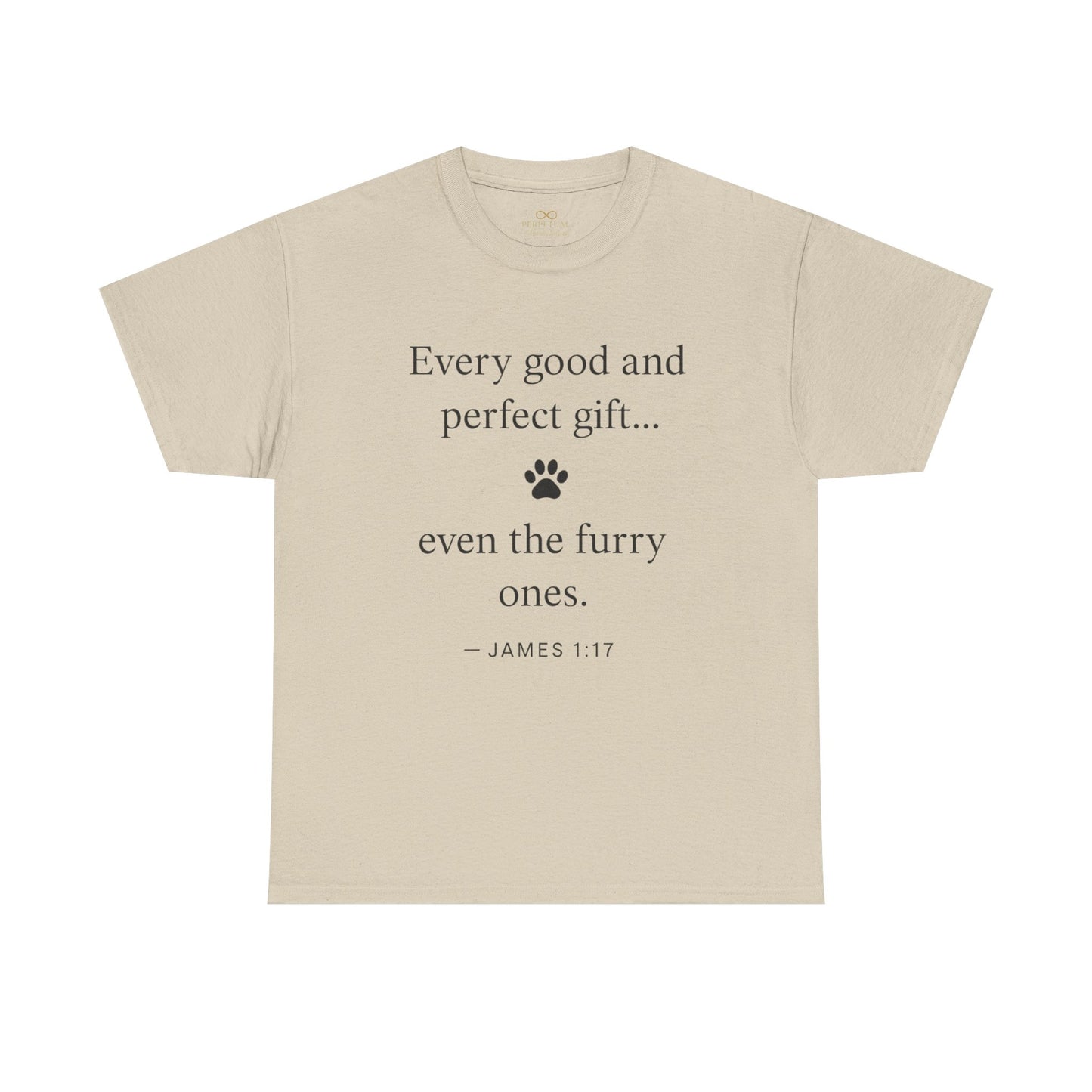 Every Good and Perfect Gift Pet Lover Shirt | James 1:17 Bible Verse Tee