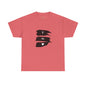 Cross Equals Love – Minimalist Christian Brushstroke T-Shirt