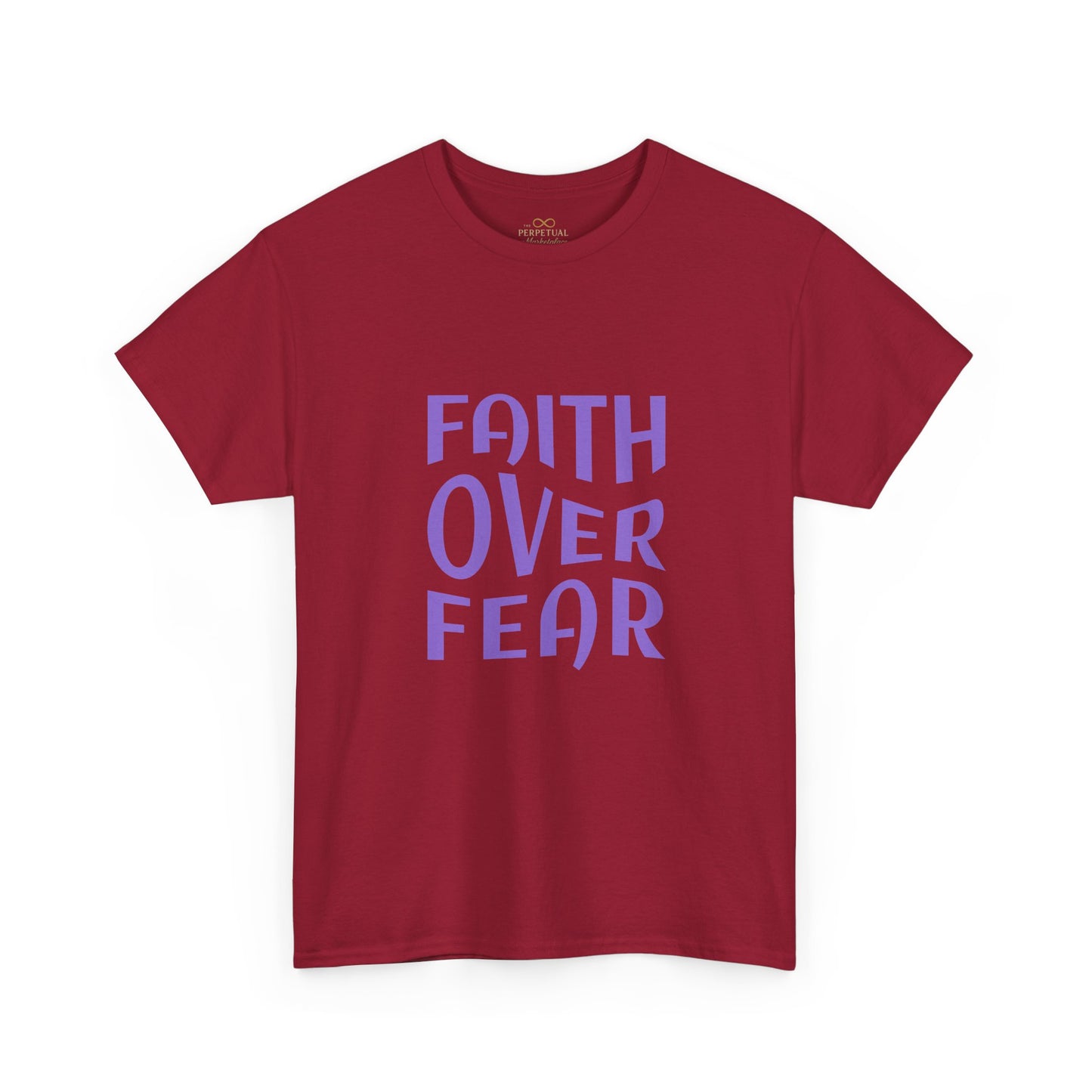 Faith Over Fear Christian T-Shirt – Bold Minimalist Scripture Tee