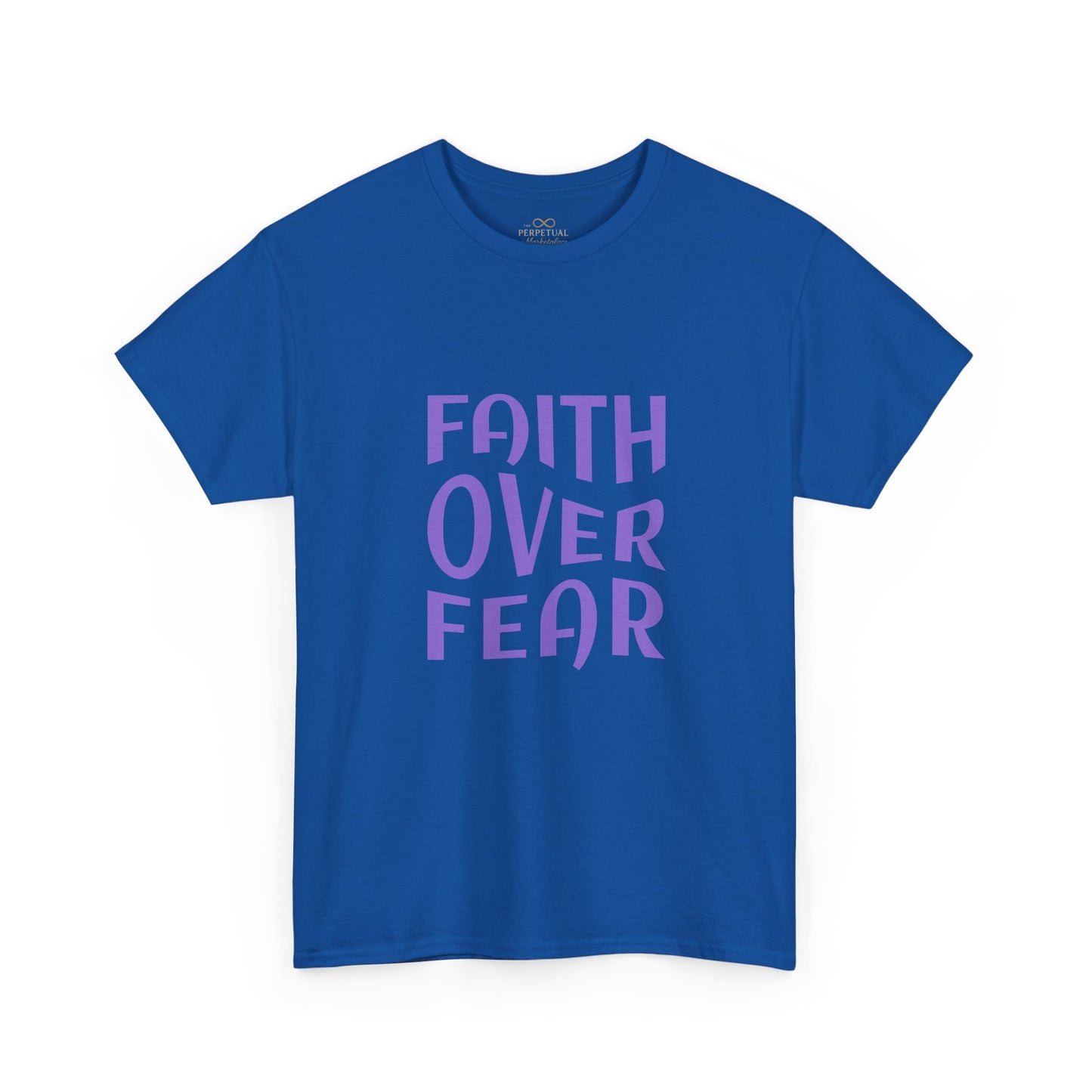 Faith Over Fear Christian T-Shirt – Bold Minimalist Scripture Tee