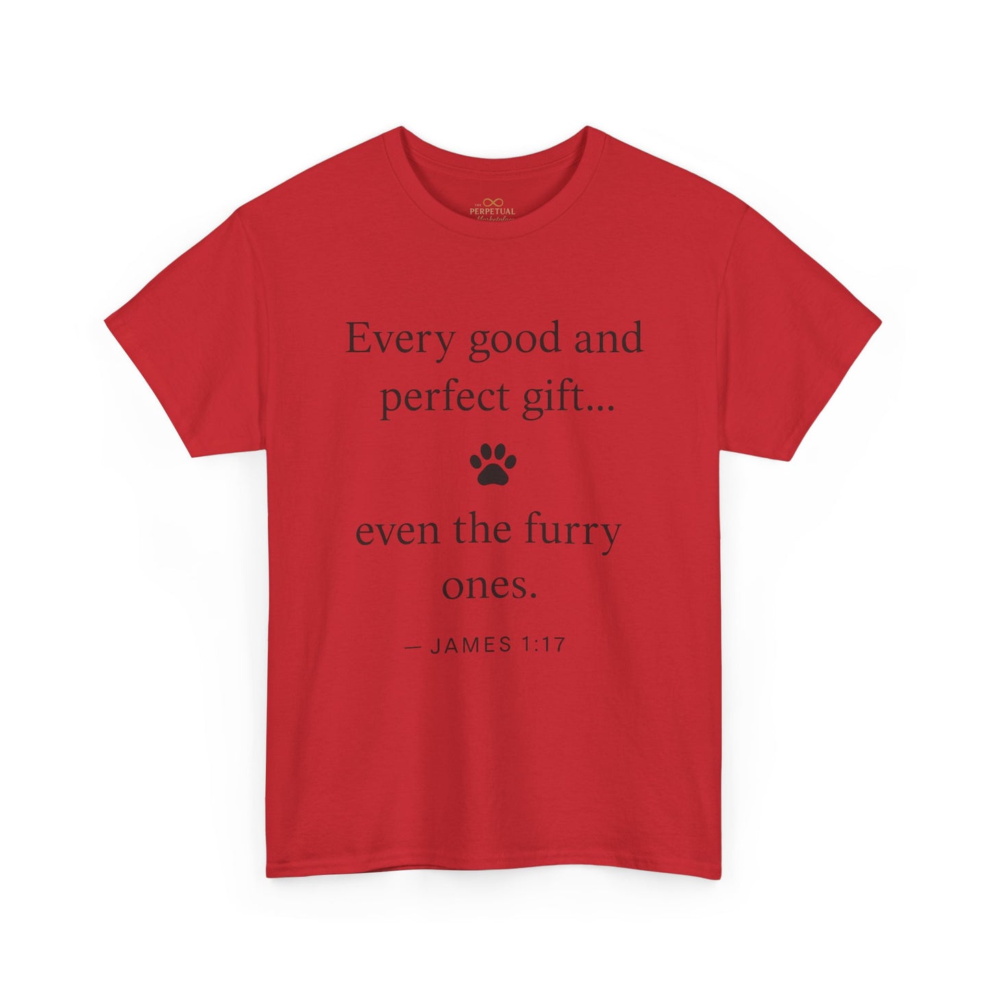 Every Good and Perfect Gift Pet Lover Shirt | James 1:17 Bible Verse Tee