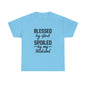 Blessed by God Spoiled by My Husband Christian T-Shirt