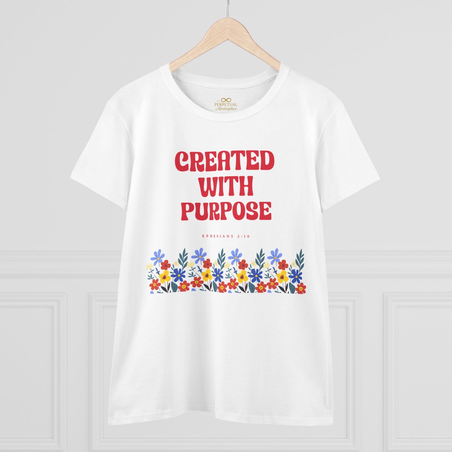 Created with Purpose Floral Tee