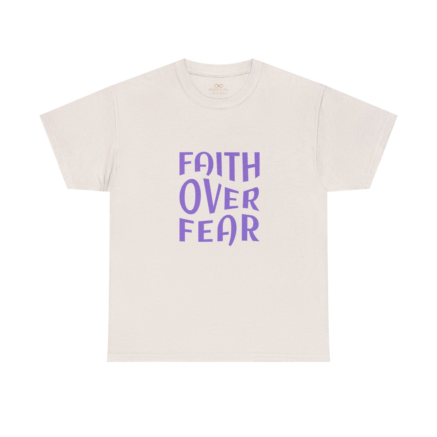 Faith Over Fear Christian T-Shirt – Bold Minimalist Scripture Tee