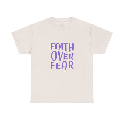 Faith Over Fear Christian T-Shirt – Bold Minimalist Scripture Tee