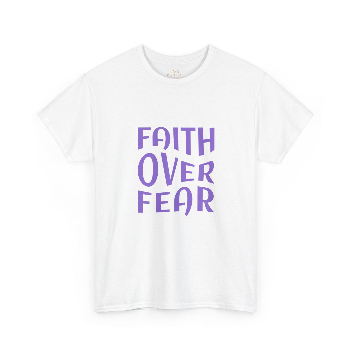 Faith Over Fear Christian T-Shirt – Bold Minimalist Scripture Tee