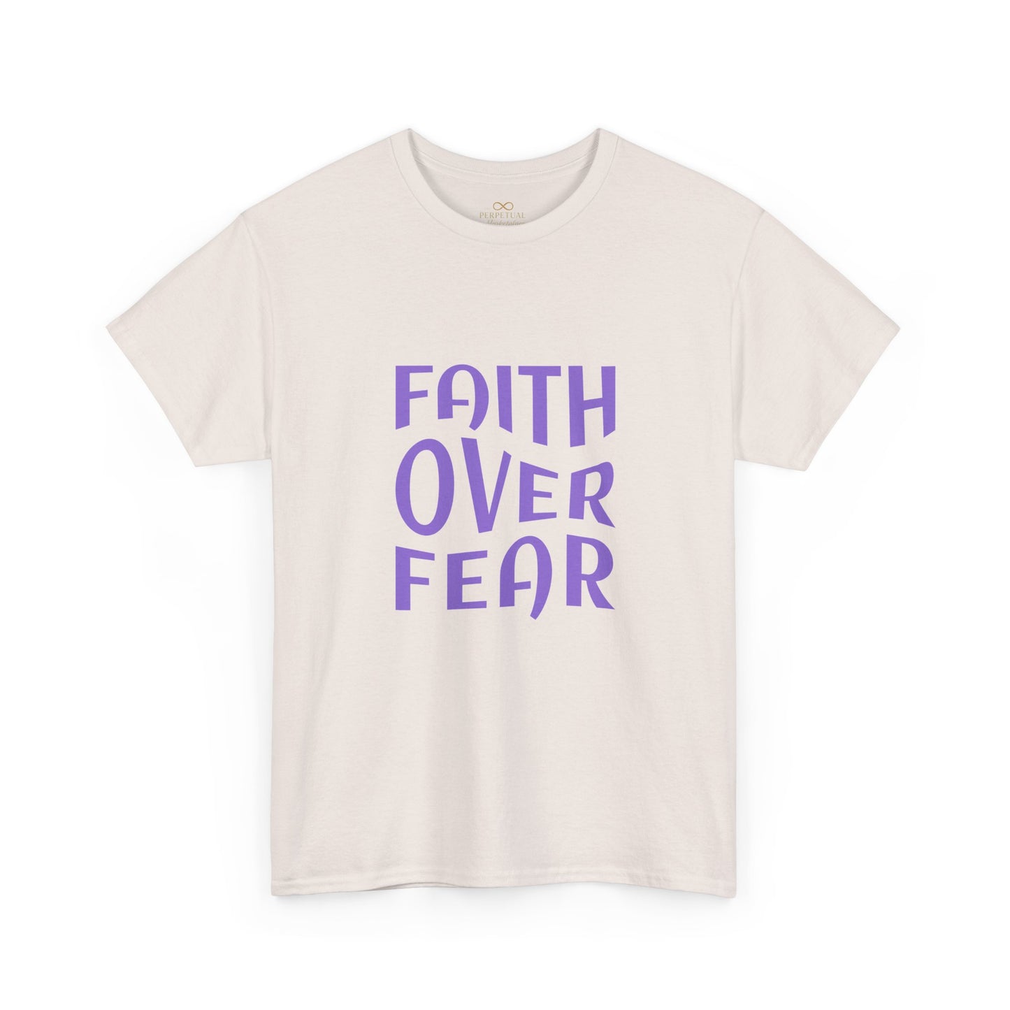 Faith Over Fear Christian T-Shirt – Bold Minimalist Scripture Tee