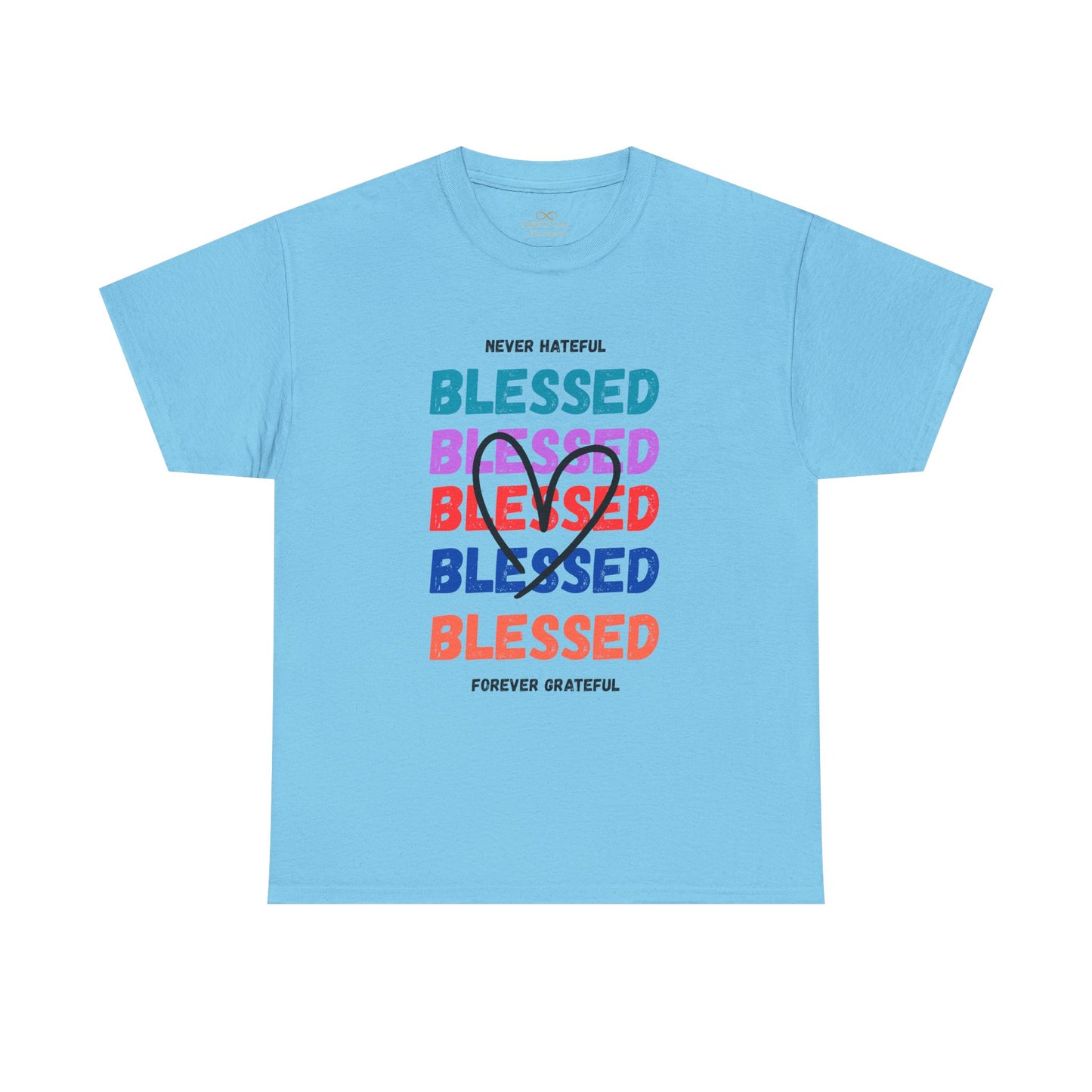 Blessed Grateful Colorful Christian T-Shirt | Positive Faith-Based Tee for Men & Women