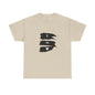 Cross Equals Love – Minimalist Christian Brushstroke T-Shirt
