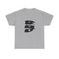 Cross Equals Love – Minimalist Christian Brushstroke T-Shirt