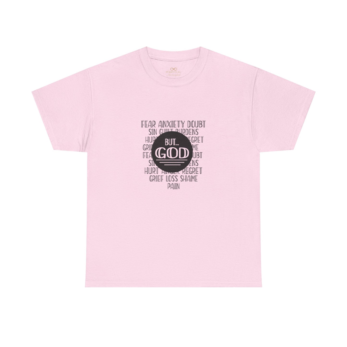 But God Christian T-Shirt – Faith Over Fear Bible Shirt | Inspirational Scripture Tee