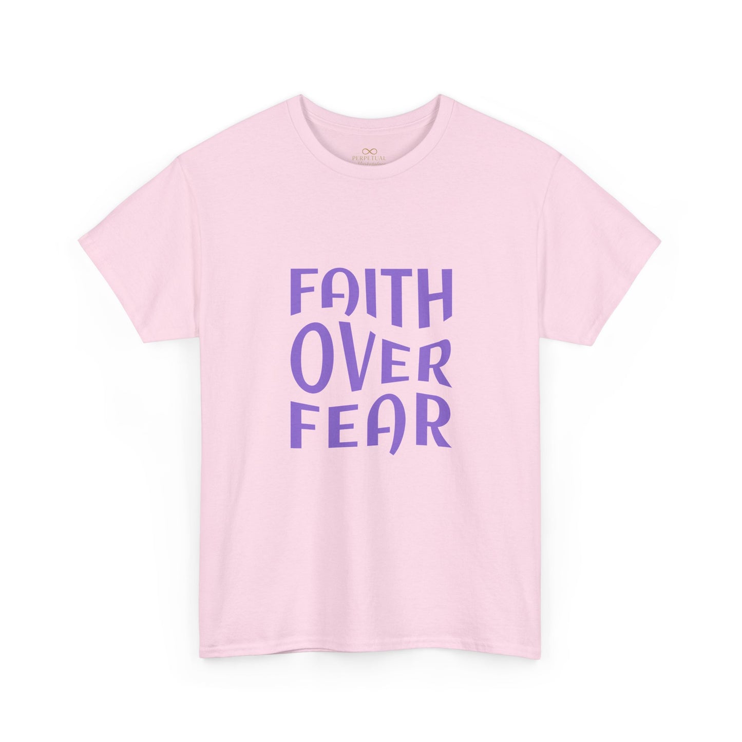 Faith Over Fear Christian T-Shirt – Bold Minimalist Scripture Tee