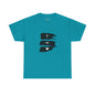 Cross Equals Love – Minimalist Christian Brushstroke T-Shirt