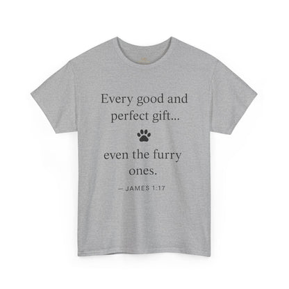 Every Good and Perfect Gift Pet Lover Shirt | James 1:17 Bible Verse Tee
