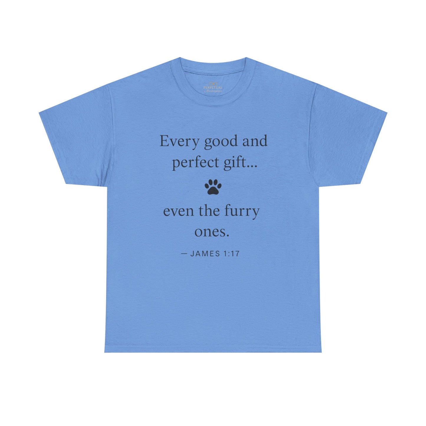 Every Good and Perfect Gift Pet Lover Shirt | James 1:17 Bible Verse Tee