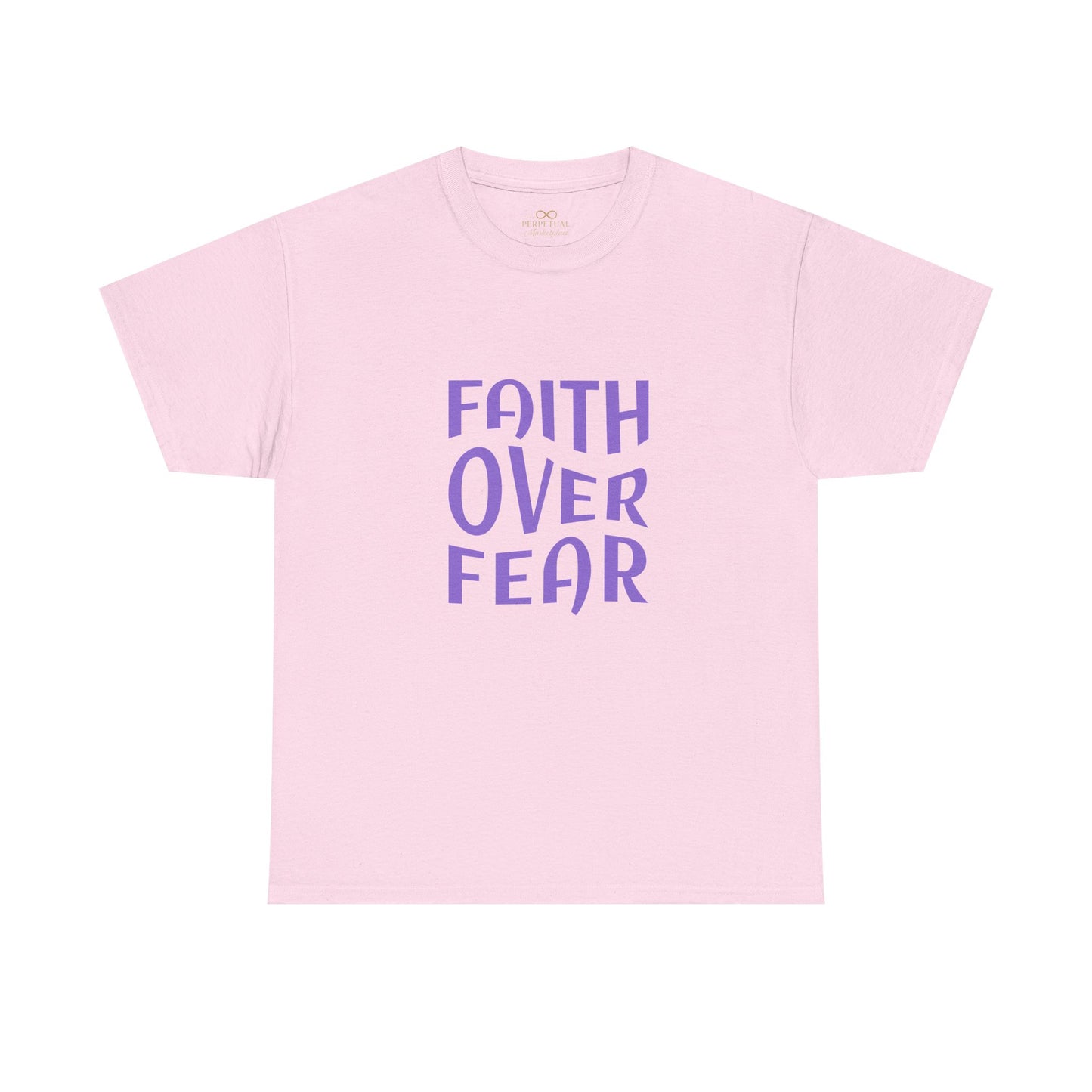 Faith Over Fear Christian T-Shirt – Bold Minimalist Scripture Tee