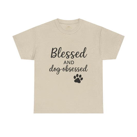 Blessed and Dog-Obsessed Shirt | Cute Christian Dog Lover Tee
