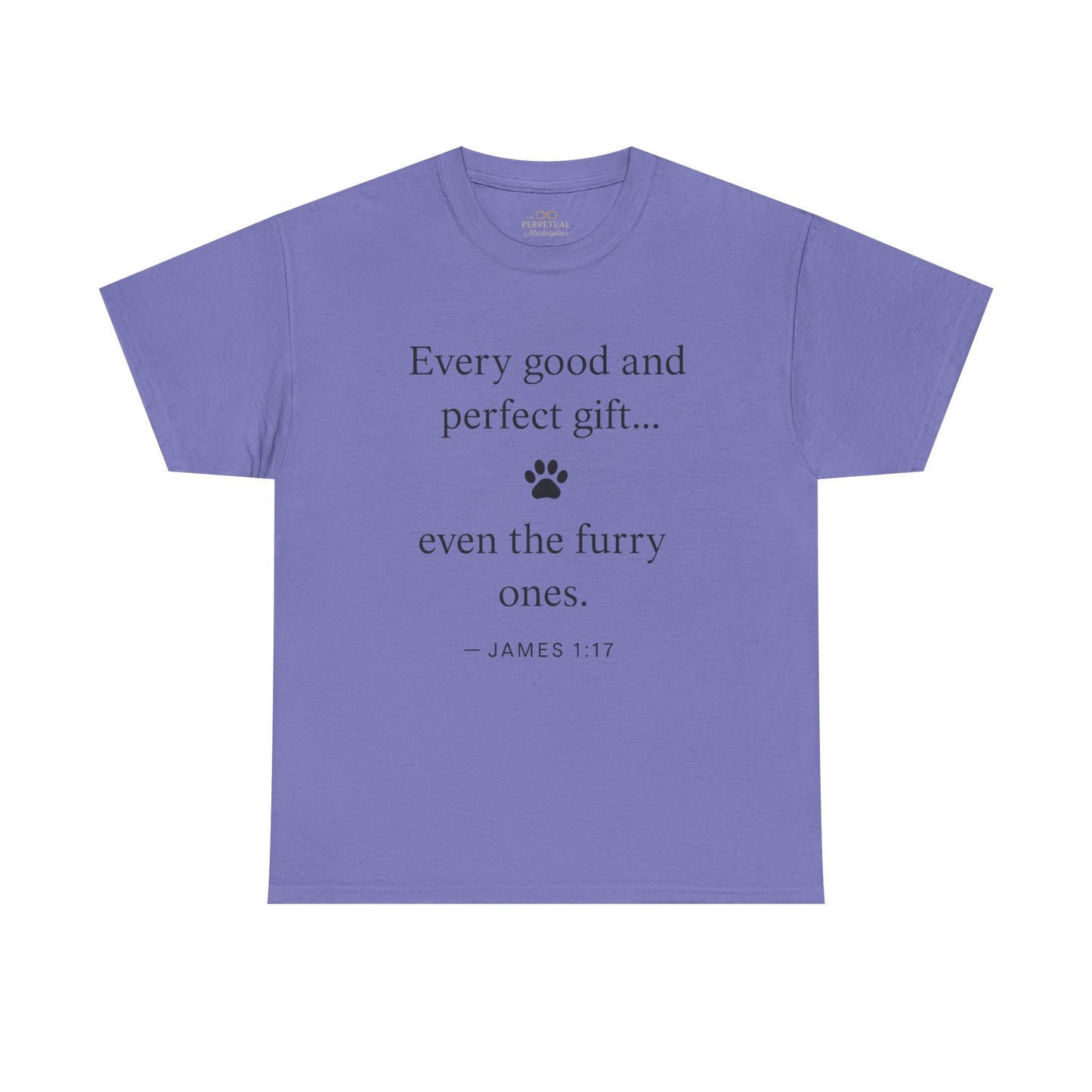 Every Good and Perfect Gift Pet Lover Shirt | James 1:17 Bible Verse Tee