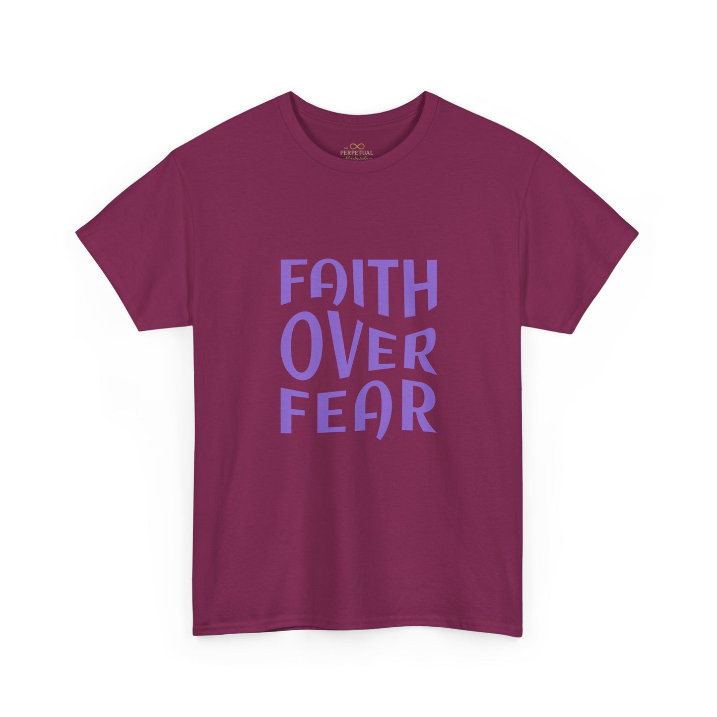 Faith Over Fear Christian T-Shirt – Bold Minimalist Scripture Tee