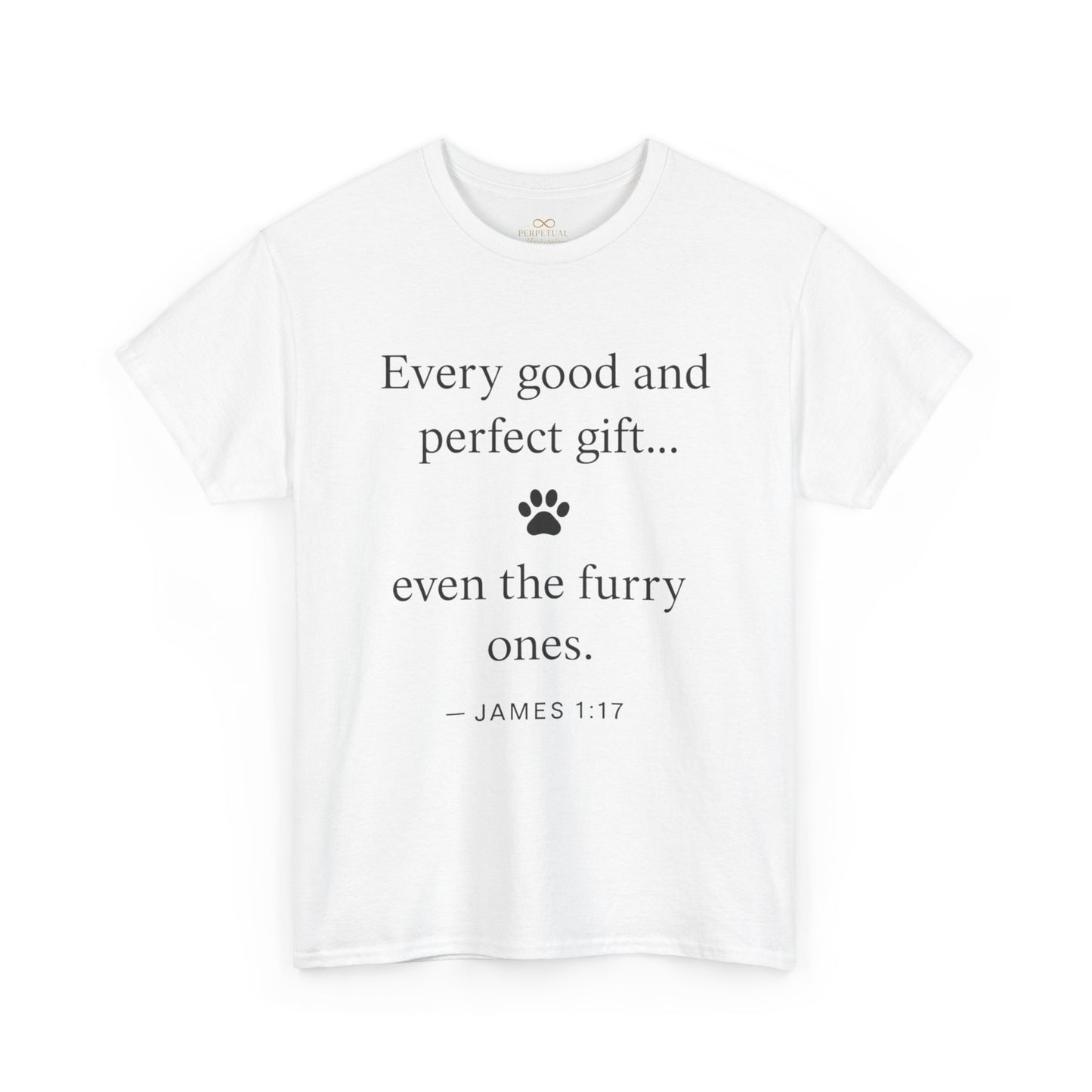 Every Good and Perfect Gift Pet Lover Shirt | James 1:17 Bible Verse Tee