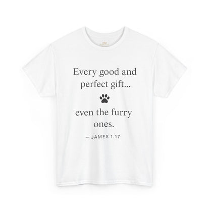 Every Good and Perfect Gift Pet Lover Shirt | James 1:17 Bible Verse Tee