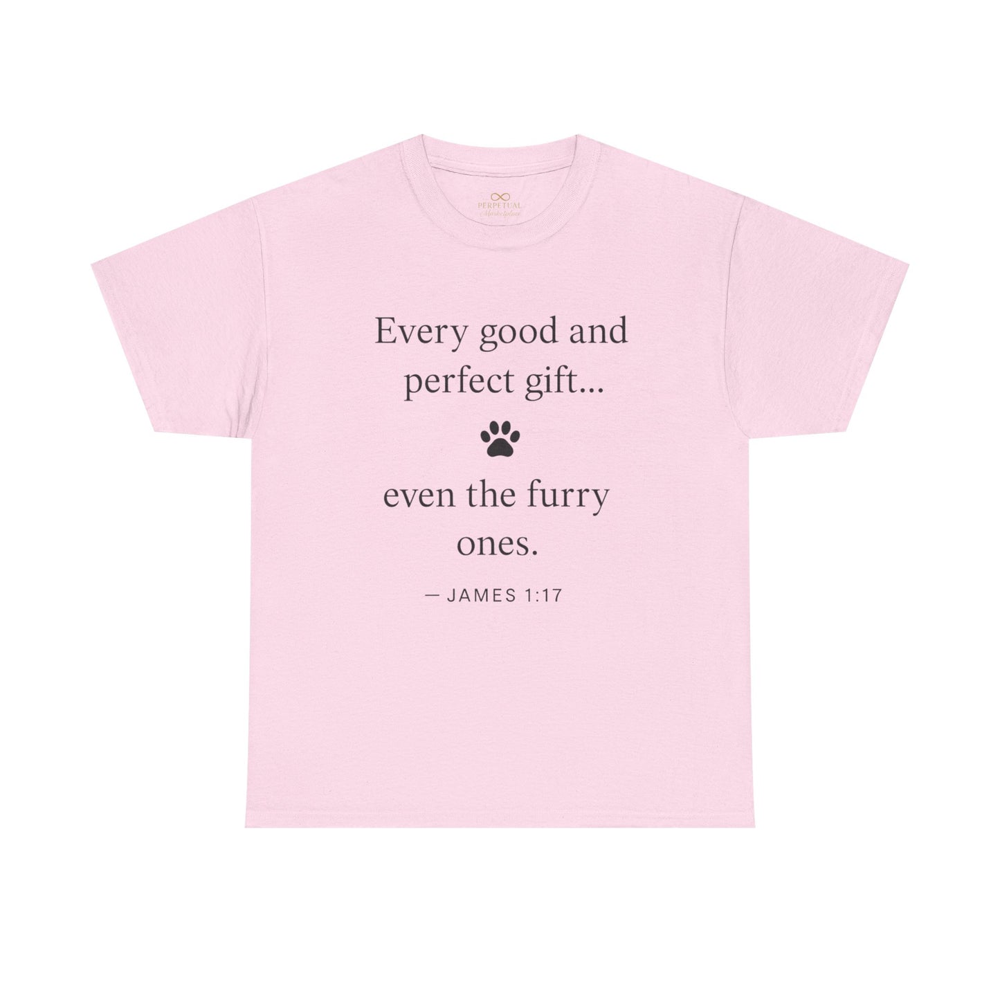 Every Good and Perfect Gift Pet Lover Shirt | James 1:17 Bible Verse Tee