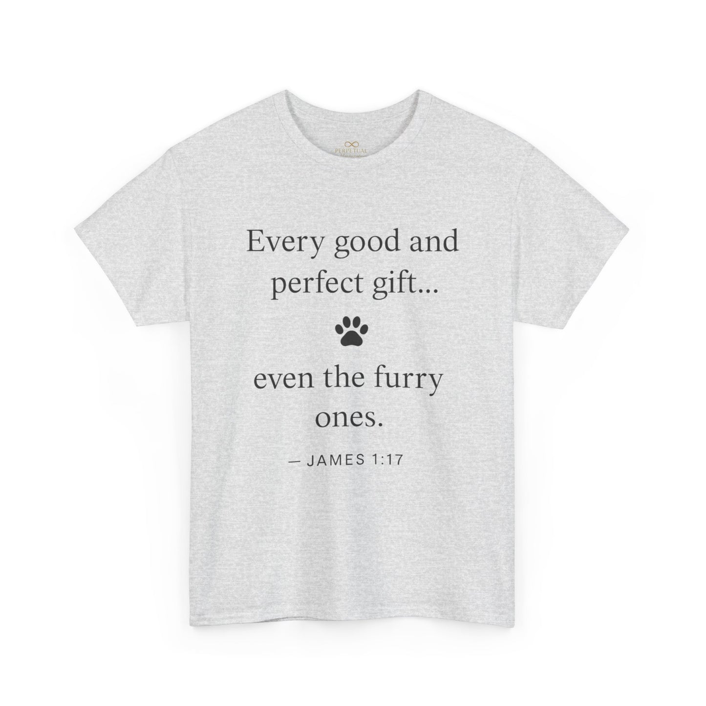 Every Good and Perfect Gift Pet Lover Shirt | James 1:17 Bible Verse Tee