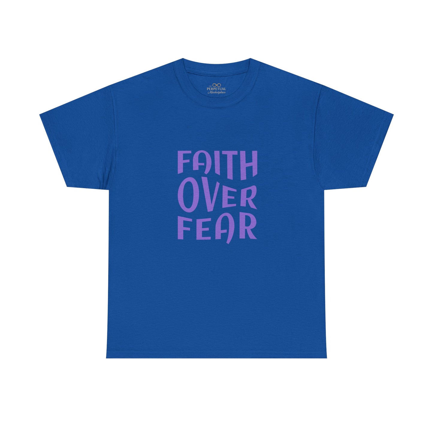 Faith Over Fear Christian T-Shirt – Bold Minimalist Scripture Tee