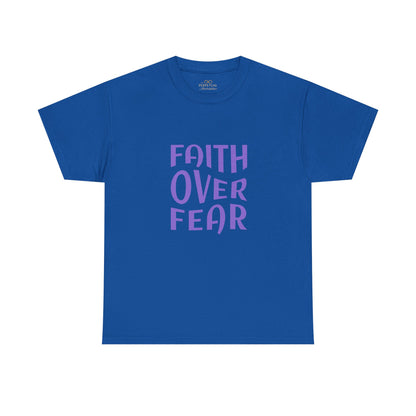 Faith Over Fear Christian T-Shirt – Bold Minimalist Scripture Tee