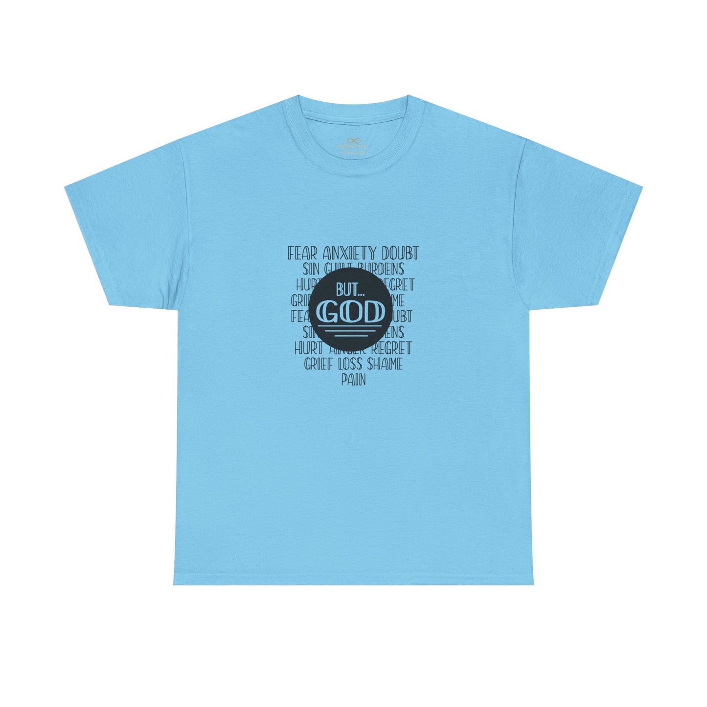 But God Christian T-Shirt – Faith Over Fear Bible Shirt | Inspirational Scripture Tee