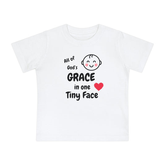 All of God’s Grace in One Tiny Face – Christian Toddler T-Shirt