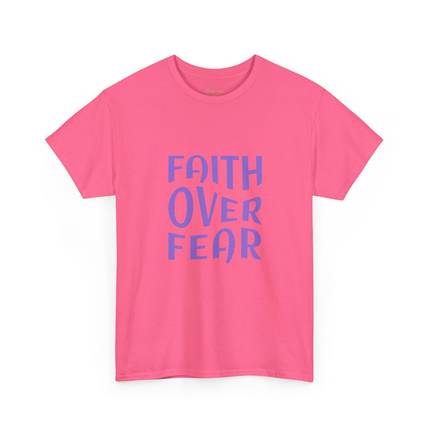 Faith Over Fear Christian T-Shirt – Bold Minimalist Scripture Tee
