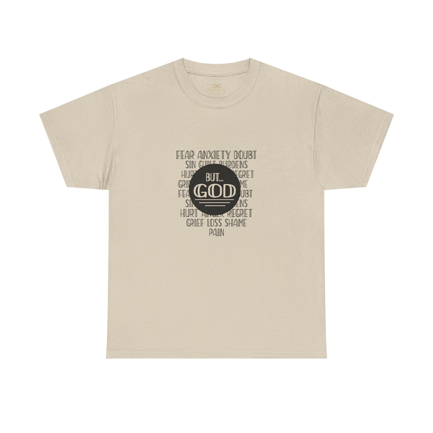 But God Christian T-Shirt – Faith Over Fear Bible Shirt | Inspirational Scripture Tee
