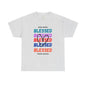 Blessed Grateful Colorful Christian T-Shirt | Positive Faith-Based Tee for Men & Women