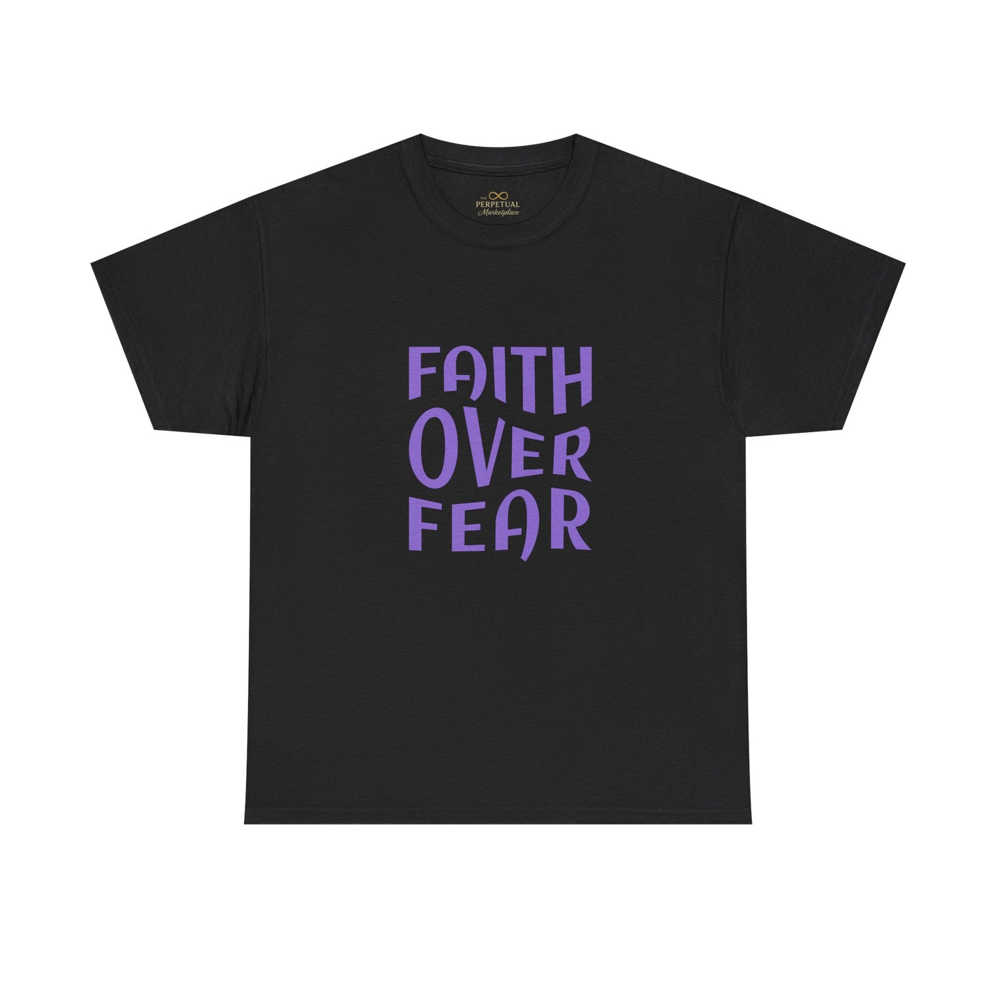 Faith Over Fear Christian T-Shirt – Bold Minimalist Scripture Tee