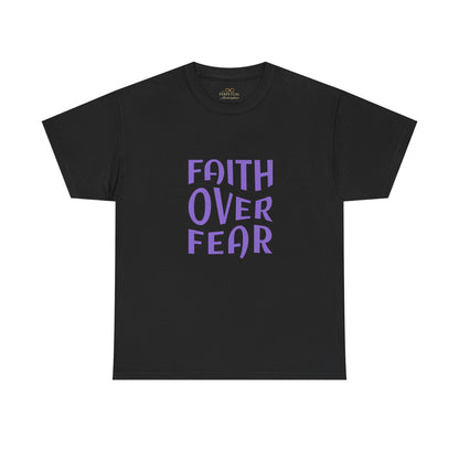 Faith Over Fear Christian T-Shirt – Bold Minimalist Scripture Tee