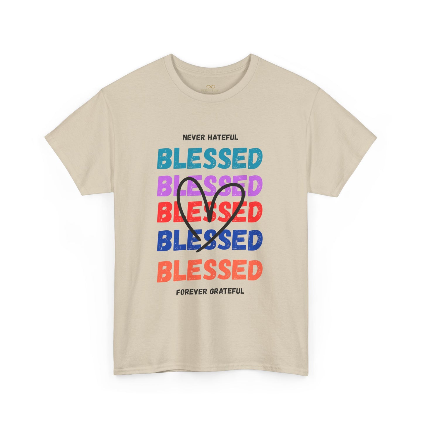 Blessed Grateful Colorful Christian T-Shirt | Positive Faith-Based Tee for Men & Women