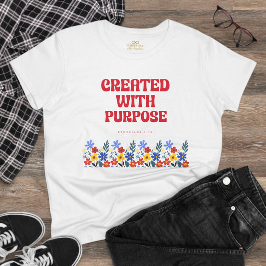 Created with Purpose Floral Tee