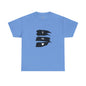Cross Equals Love – Minimalist Christian Brushstroke T-Shirt