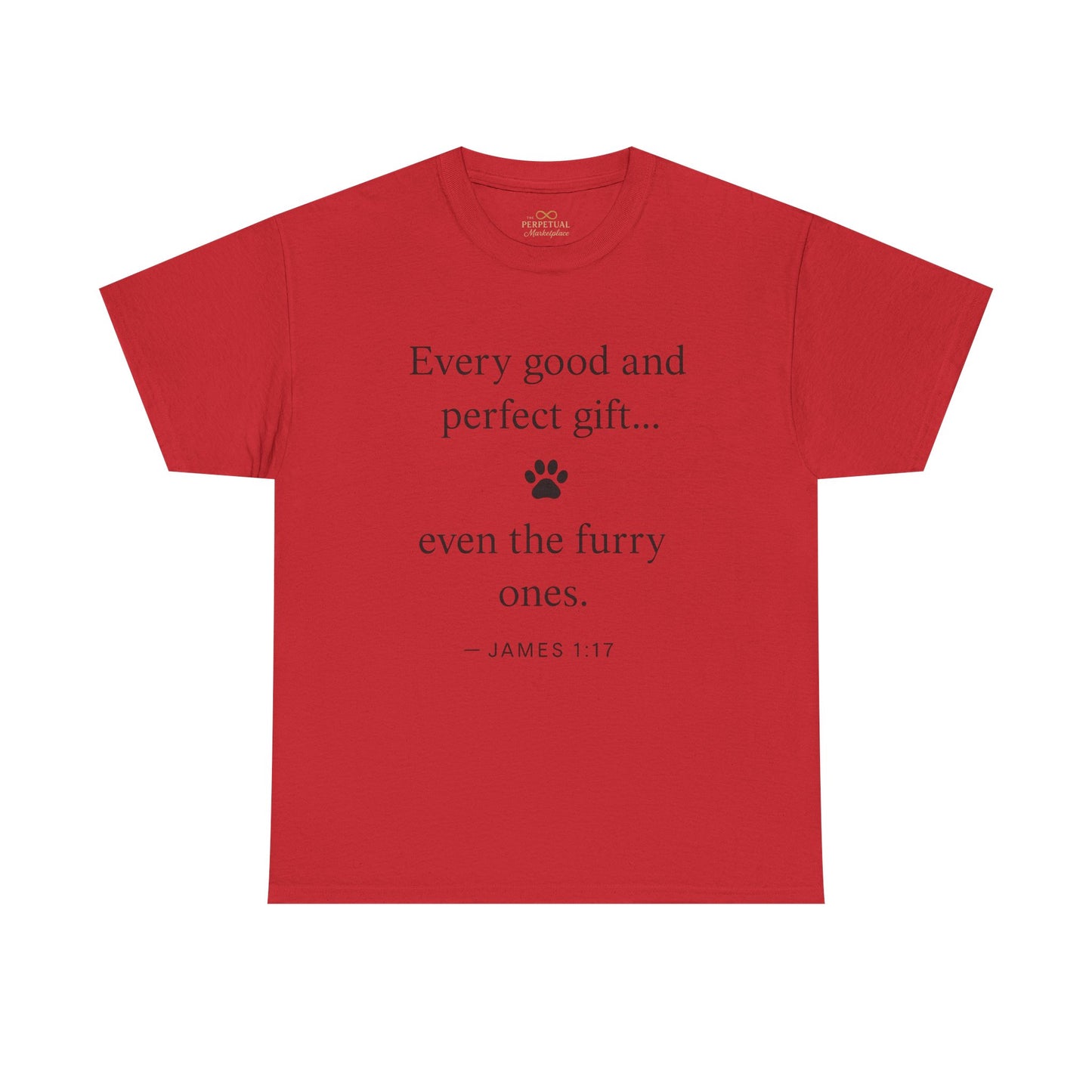 Every Good and Perfect Gift Pet Lover Shirt | James 1:17 Bible Verse Tee